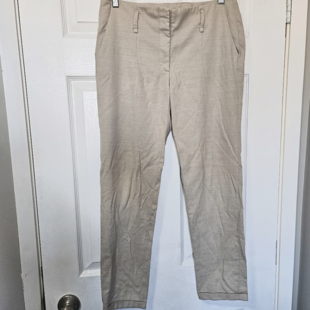 Zara beige linen pants